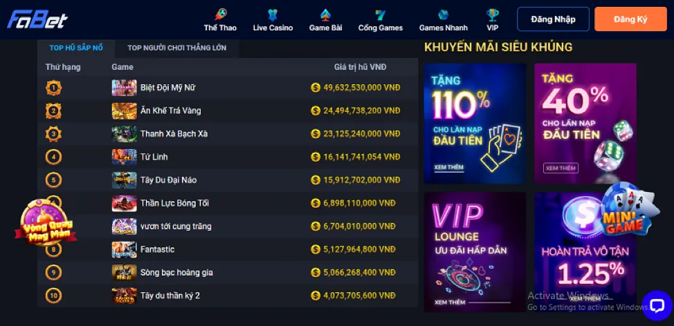 Trò chơi bắn cá hấp dẫn tại Full88 uy tín